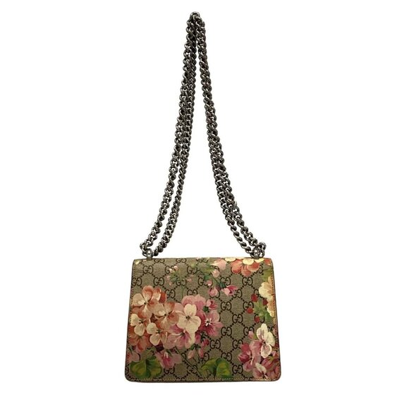 Auth GUCCI Dionysus/GG Blooms 421970 Beige Red Multi PVC Suede - Shoulder Bag - Picture 2 of 16